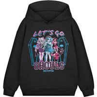 Monster High Girl's Kids Hoodie (Black) in Black | Size: 9-10 Years