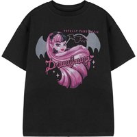 Monster High Girl's Draculaura Short Sleeved T-Shirt | Girls Black | Officially Licensed Merch | Size: 3-4 Years