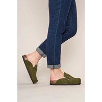 Moshulu Women's 'Tulipa 2' Cork Footbed Clogs in Green | Size: 5