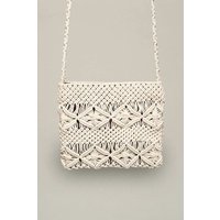 Moshulu Women's 'Tay' Cotton Macrame Bag in Off-White