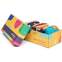 Moshulu 'Zebedee Sock Box' Patterned Box of Socks | Size: 3-6 Years
