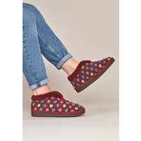 Bo Short Spotty Bootie Slippers Dark