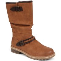 Buckle Mid Calf Boots