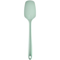 Orsina Sage Green Silicone Turner, Flexible Cooking Spatula, Heat-Resistant Kitchen Flipper, Unique Rubber Spatula