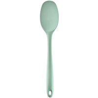 Orsina Sage Green Silicone Spoon, Non-Stick Safe Serving Utensil, Heat Resistant Kitchen Spoon, Food Preparation Spoon