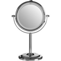 Orsina Cassini LED Table Mirror in Silver
