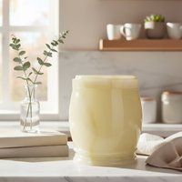 Orsina Marmore Onyx Storage Jar in Cream
