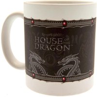 House Of The Dragon Patterned Mug in Black