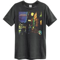 Amplified Men's Ziggy Stardust David Bowie T-Shirt in Charcoal | Size: XS