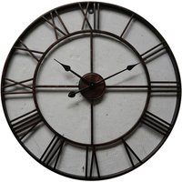 Hill Interiors Skeleton Wall Clock in Bronze