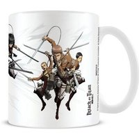 Attack on Titan Printed Characters Sword White Mug