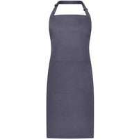 Brand Lab Bibbed Full Apron in Dark Grey