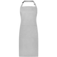 Brand Lab Bibbed Full Apron in Silver