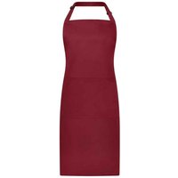 Brand Lab Bibbed Full Apron in Burgundy