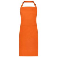 Brand Lab Bibbed Full Apron in Orange
