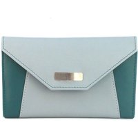 Eastern Counties Leather Women's Savannah Envelope Leather Purse in Aqua