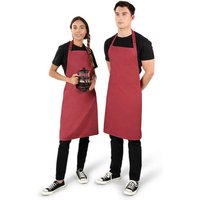 Brand Lab Bibbed Apron in Burgundy