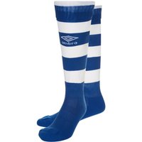 Umbro Men's Hooped Sock Leg in Royal | Size: Large