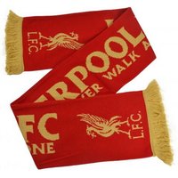 Liverpool FC Men's Knitted Jacquard Scarf in Light Red