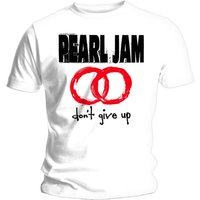Pearl Jam Men's Don´t Give Up T-Shirt in White | Size: Large