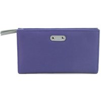 Eastern Counties Leather Women's Rosemary Contrast Leather Purse in Violet