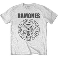 Ramones Presidential Seal T-Shirt in Grey | Size: 11-12 Years