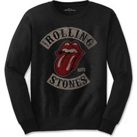 The Rolling Stones Men's US Tour ´78 Long-Sleeved T-Shirt in Black | Size: Medium