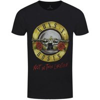 Guns N Roses Men's Not in this Lifetime Tour T-Shirt in Black | Size: 2XL