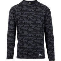 Trespass Men's Arno Base Layer Top in Dark Grey | Size: Large