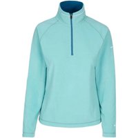 Trespass Girl's Sybil Half Zip Microfleece Top in Teal | Size: 9-10 Years