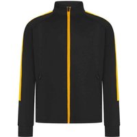 Finden & Hales Boy's Knitted Tracksuit Top in Black | Size: 3-4 Years