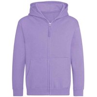 AWDis Cool Zoodie Full Zip Hoodie in Lavender | Size: 3-4 Years