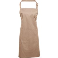 Premier Colours Pocket Full Apron in Light Brown