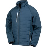 Compass Padded Soft Shell Jacket Navy