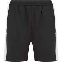 Finden & Hales Men's Knitted Shorts in True Black | Size: XS