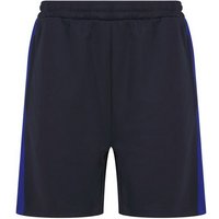 Finden & Hales Men's Knitted Pocket Shorts in Dark Navy | Size: Large
