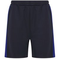 Finden & Hales Men's Knitted Pocket Shorts in Dark Navy | Size: Small