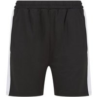 Finden & Hales Men's Knitted Pocket Shorts in True Black | Size: Small