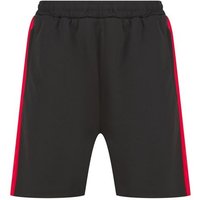 Finden & Hales Men's Knitted Pocket Shorts in Black | Size: Medium