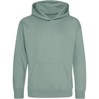 AWDis Hoodie 1-2 Years in Dark Green | Size: 12-13 Years