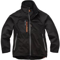 Scruffs Men's Trade Soft Shell Jacket in Black | Size: Medium