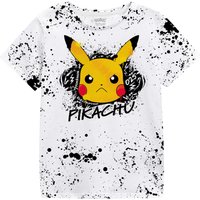 Electrifying 025 Pikachu Splattered T Shirt Years