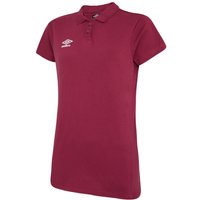 Umbro Women's Club Essential Polo Shirt in Scarlet | Size: 12