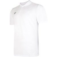 Umbro Boy's Essential Polo Shirt in White | Size: 7-8 Years