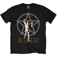 Rush Men's Starman Glow T-Shirt in Black | Size: XL
