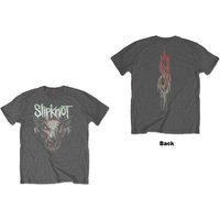 Slipknot Infected Goat T-Shirt in Charcoal | Size: 7-8 Years