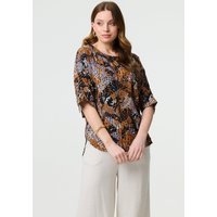 Paisley Print Oversized Blouse
