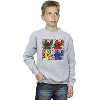 Disney Boy's Lilo & Stitch Pop Art Sweatshirt in Grey | Size: 5-6 Years