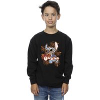 Boy's Lilo & Stitch Ohana Hibiscus Sweatshirt in | Size: 7-8 Years