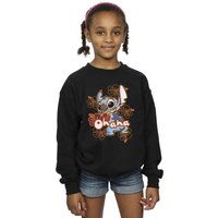 Girl's Lilo & Stitch Ohana Hibiscus Sweatshirt in | Size: 9 Years